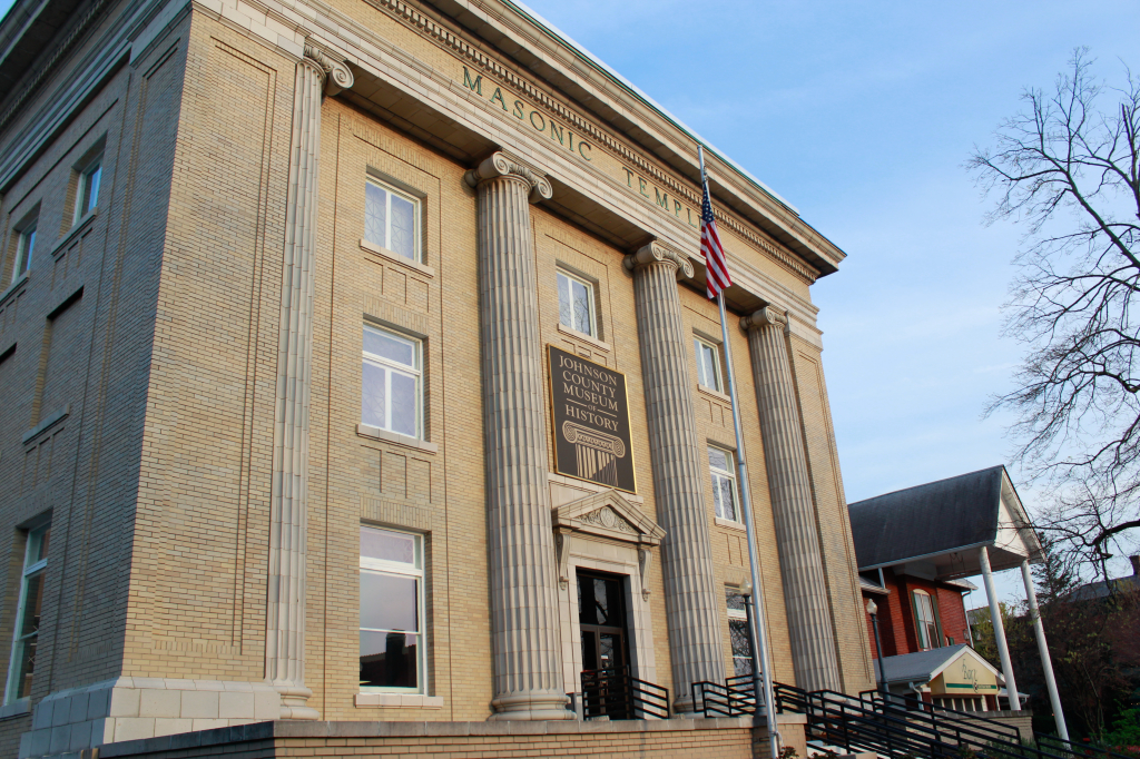 The Johnson County Museum, a former Masonic Temple